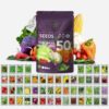 Garden Seed Variety Pack – 50 Herb, Flower, & Vegetable Seed Varieties for Planting – 25,000 Non-GMO Heirloom Seeds for a Thriving Vegetable Garden